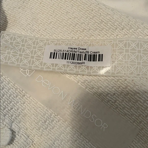 Devon Windsor Hayes Textured Cream Mini Dress (Size Medium) - Picture 11 of 11